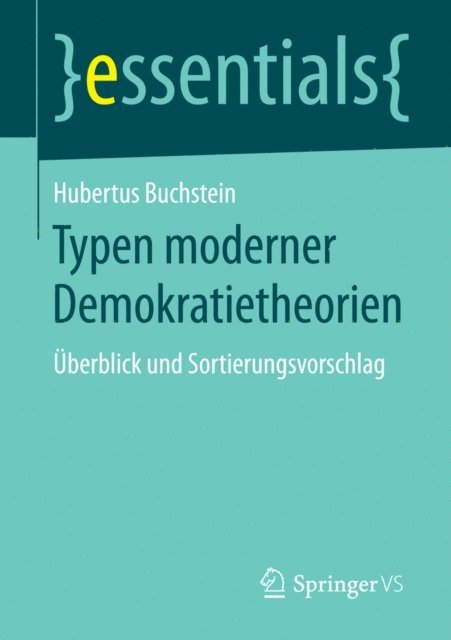 Hubertus Buchstein - Typen moderner Demokratietheorien, E-bok