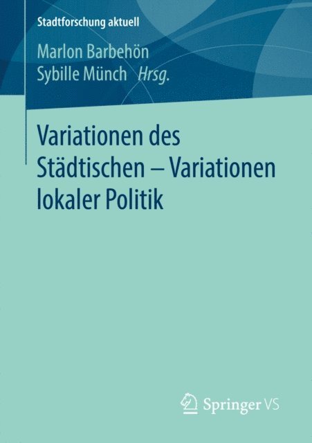 Sybille Munch, Marlon Barbehon - Variationen des Städtischen – Variationen lokaler Politik, E-bok