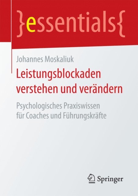 Johannes Moskaliuk - Leistungsblockaden verstehen und verändern, E-bok
