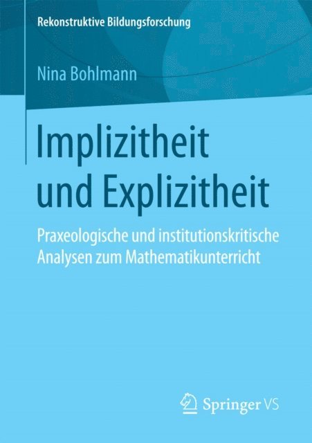 Nina Bohlmann - Implizitheit und Explizitheit, E-bok