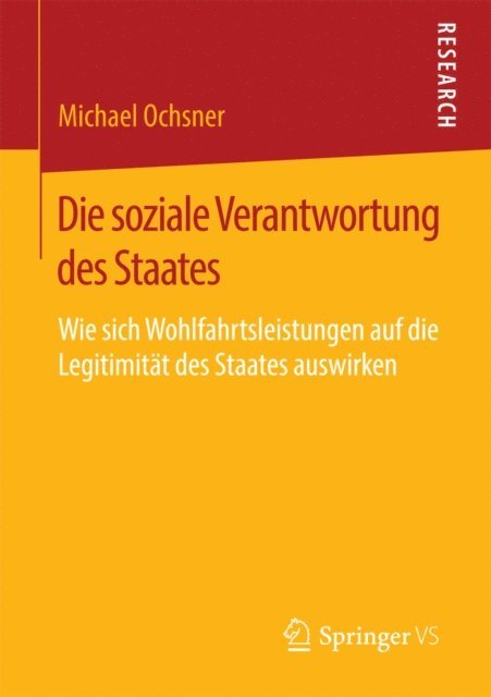 Michael Ochsner - Die soziale Verantwortung des Staates, E-bok