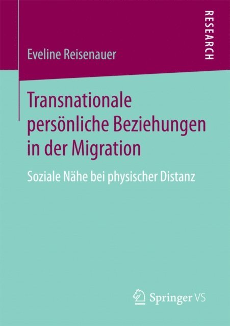 Eveline Reisenauer - Transnationale persönliche Beziehungen in der Migration, E-bok