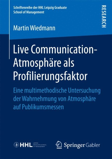 Martin Wiedmann - Live Communication-Atmosphäre als Profilierungsfaktor, E-bok