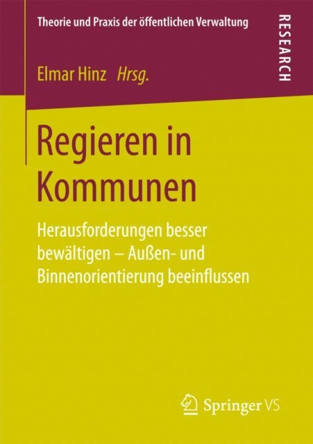 Elmar Hinz - Regieren in Kommunen, E-bok