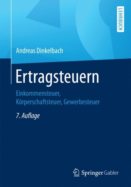 Andreas Dinkelbach - Ertragsteuern, E-bok