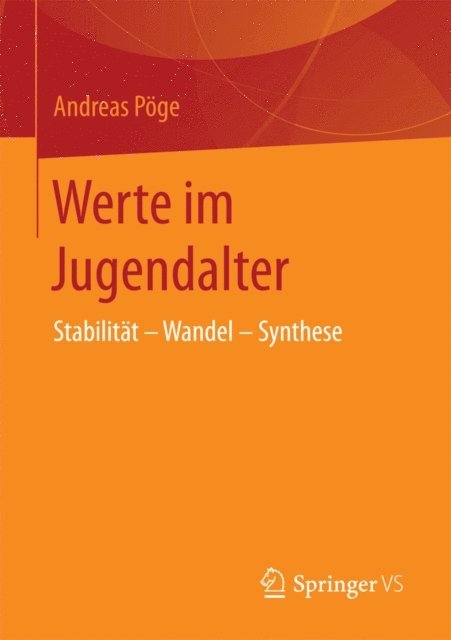 Andreas Poge - Werte im Jugendalter, E-bok