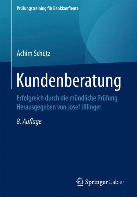 Achim Schutz - Kundenberatung, E-bok