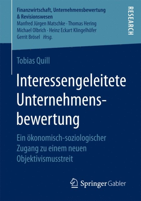 Tobias Quill - Interessengeleitete Unternehmensbewertung, E-bok