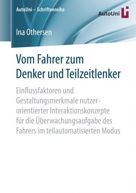 Ina Othersen - Vom Fahrer zum Denker und Teilzeitlenker, E-bok