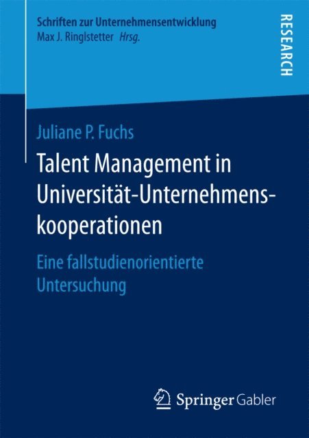 Juliane P. Fuchs - Talent Management in Universität-Unternehmenskooperationen, E-bok