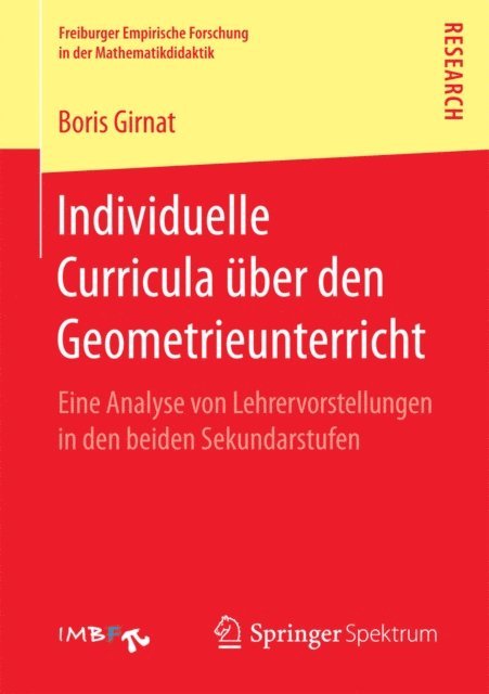 Boris Girnat - Individuelle Curricula über den Geometrieunterricht, E-bok