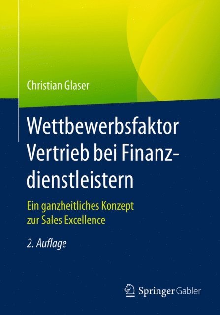 Christian Glaser - Wettbewerbsfaktor Vertrieb bei Finanzdienstleistern, E-bok
