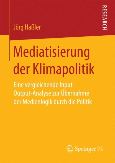 Jorg Haler - Mediatisierung der Klimapolitik, E-bok