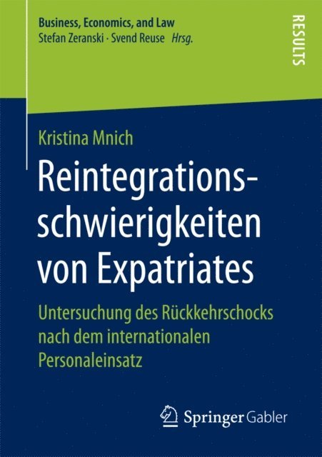 Kristina Mnich - Reintegrationsschwierigkeiten von Expatriates, E-bok