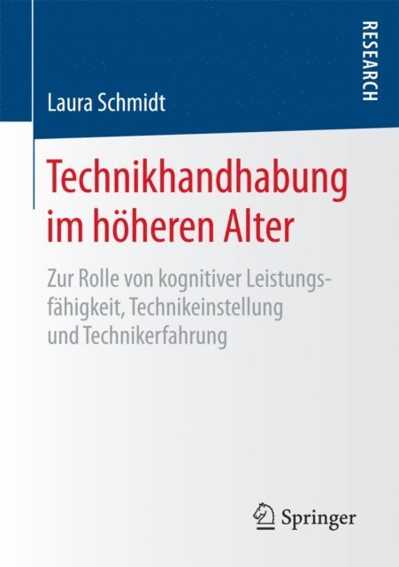 Laura Schmidt - Technikhandhabung im höheren Alter, E-bok