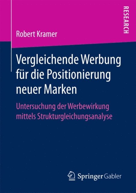 Robert Kramer - Vergleichende Werbung für die Positionierung neuer Marken, E-bok
