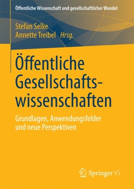 Annette Treibel, Stefan Selke - Öffentliche Gesellschaftswissenschaften, E-bok