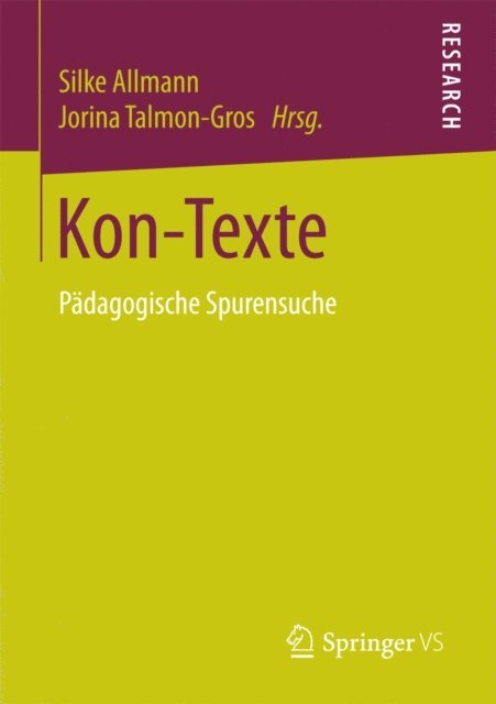Jorina Talmon-Gros, Silke Allmann - Kon-Texte, E-bok