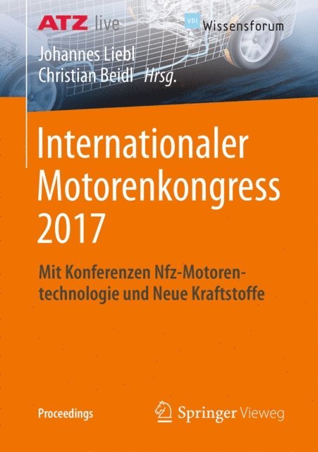 Christian Beidl, Johannes Liebl - Internationaler Motorenkongress 2017, E-bok