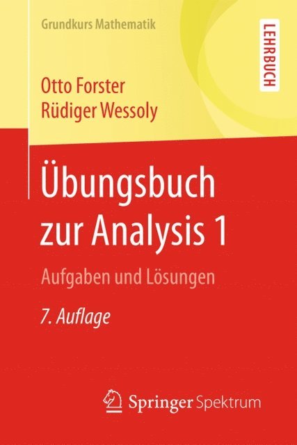 Rudiger Wessoly, Otto Forster - Übungsbuch zur Analysis 1, E-bok