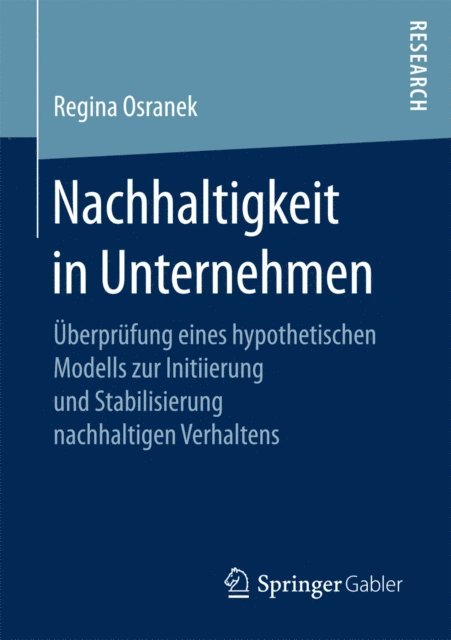 Regina Osranek - Nachhaltigkeit in Unternehmen, E-bok