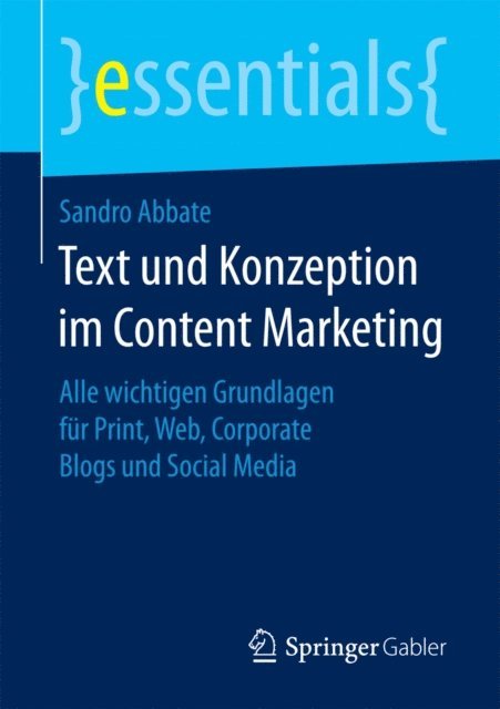 Sandro Abbate - Text und Konzeption im Content Marketing, E-bok