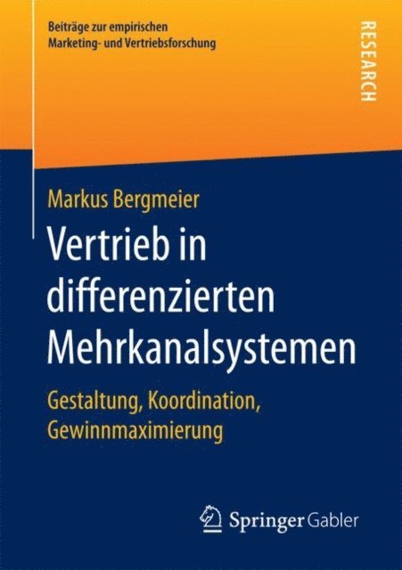 Markus Bergmeier - Vertrieb in differenzierten Mehrkanalsystemen, E-bok