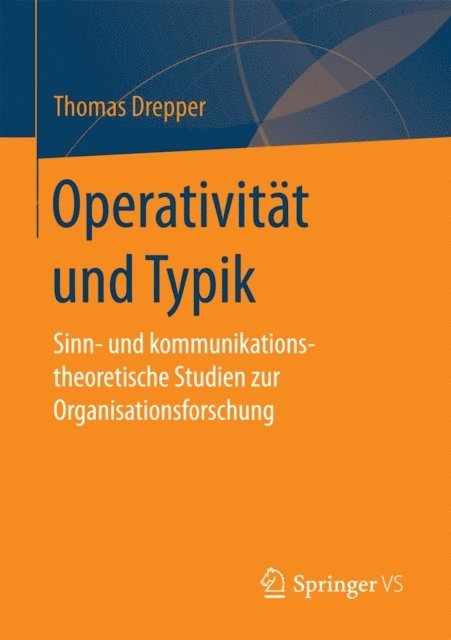 Thomas Drepper - Operativität und Typik, E-bok