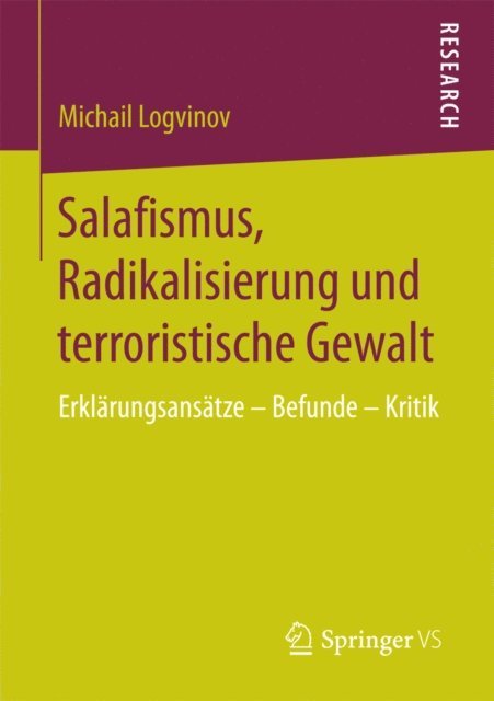 Michail Logvinov - Salafismus, Radikalisierung und terroristische Gewalt, E-bok
