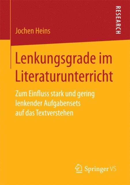 Jochen Heins - Lenkungsgrade im Literaturunterricht, E-bok
