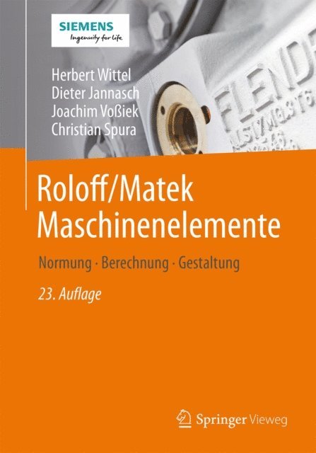 Christian Spura, Joachim Voiek, Dieter Jannasch, Herbert Wittel - Roloff/Matek Maschinenelemente, E-bok
