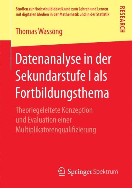 Thomas Wassong - Datenanalyse in der Sekundarstufe I als Fortbildungsthema, E-bok