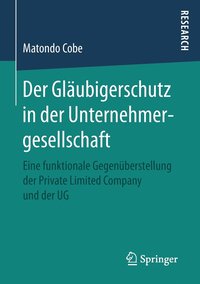 Der Glaubigerschutz In Der Unternehmergesellschaft Matondo - 