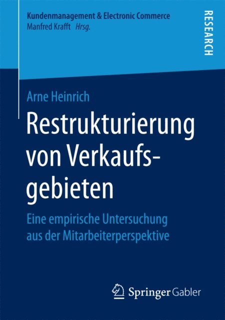 Arne Heinrich - Restrukturierung von Verkaufsgebieten, E-bok