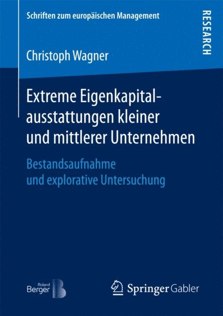Christoph Wagner - Extreme Eigenkapitalausstattungen kleiner und mittlerer Unternehmen, E-bok