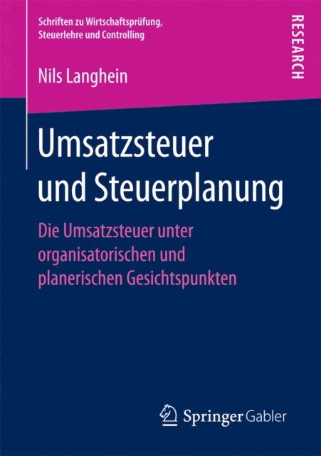 Dr. Nils Langhein - Umsatzsteuer und Steuerplanung, E-bok