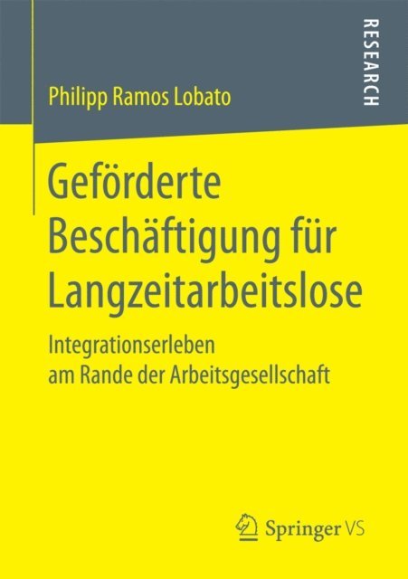 Philipp Ramos Lobato - Geförderte Beschäftigung für Langzeitarbeitslose, E-bok