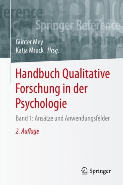 Katja Mruck, Gunter Mey - Handbuch Qualitative Forschung in der Psychologie, E-bok
