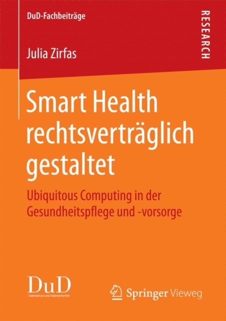 Julia Zirfas - Smart Health rechtsverträglich gestaltet, E-bok