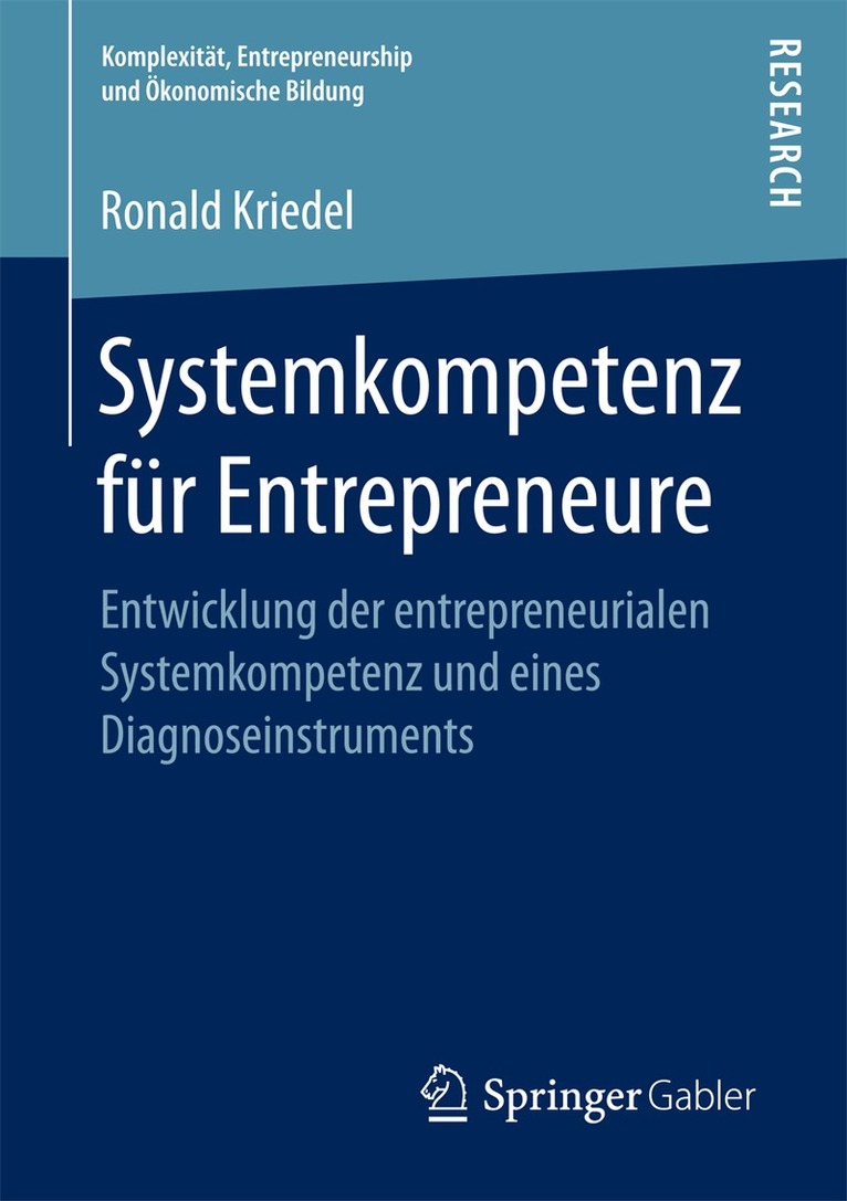 Ronald Kriedel - Systemkompetenz für Entrepreneure, Häftad