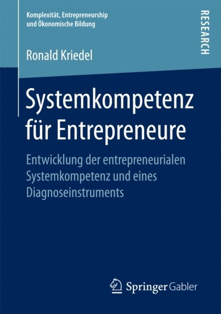 Ronald Kriedel - Systemkompetenz für Entrepreneure, E-bok