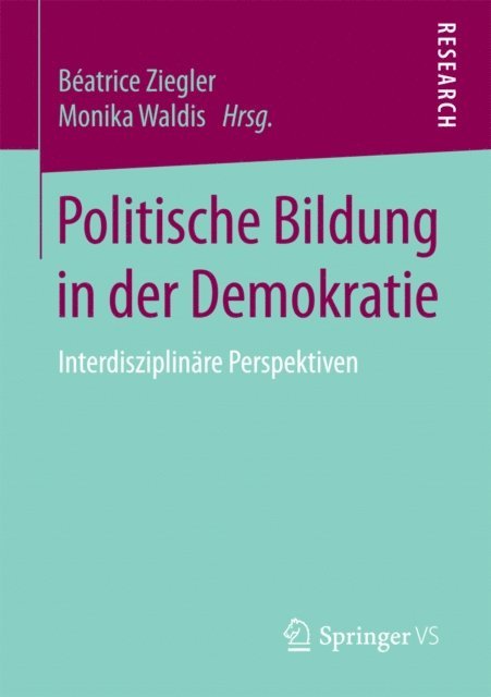 Monika Waldis, Beatrice Ziegler - Politische Bildung in der Demokratie, E-bok