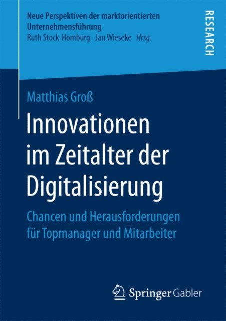 Matthias Gro - Innovationen im Zeitalter der Digitalisierung, E-bok