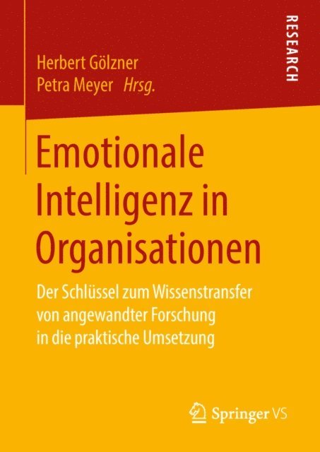 Petra Meyer, Herbert Golzner - Emotionale Intelligenz in Organisationen, E-bok