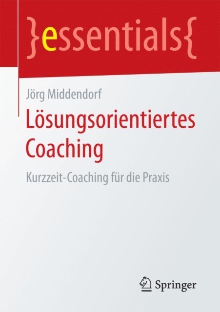 Jorg Middendorf - Lösungsorientiertes Coaching, E-bok