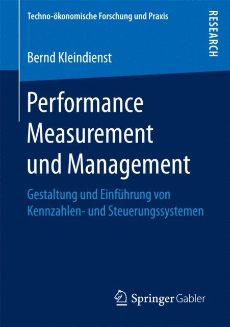 Bernd Kleindienst - Performance Measurement und Management, E-bok