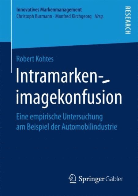 Robert Kohtes - Intramarkenimagekonfusion, E-bok