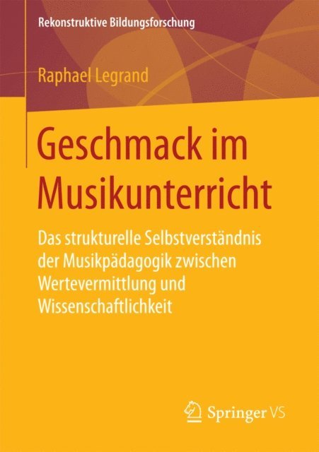 Raphael Legrand - Geschmack im Musikunterricht, E-bok