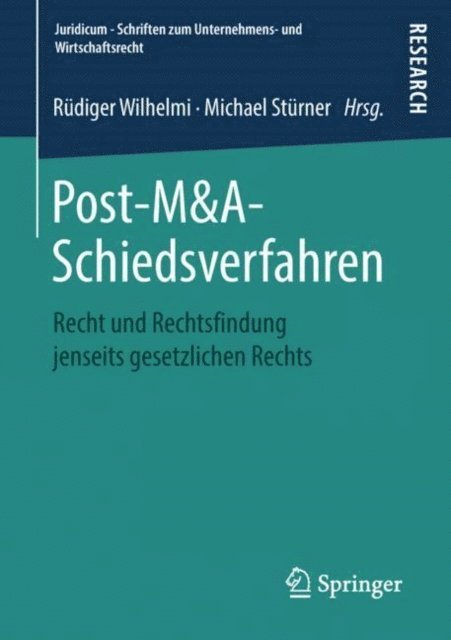 Michael Sturner, Rudiger Wilhelmi - Post-M&A-Schiedsverfahren, E-bok