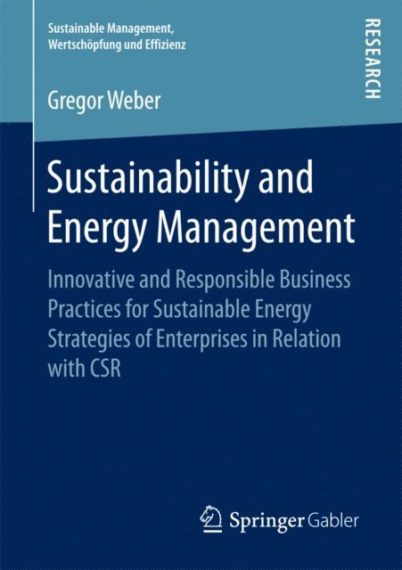 Gregor Weber - Sustainability and Energy Management, E-bok